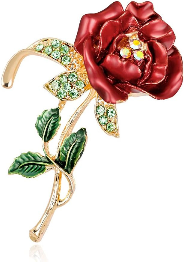 Rose Brooch Pin,Flower